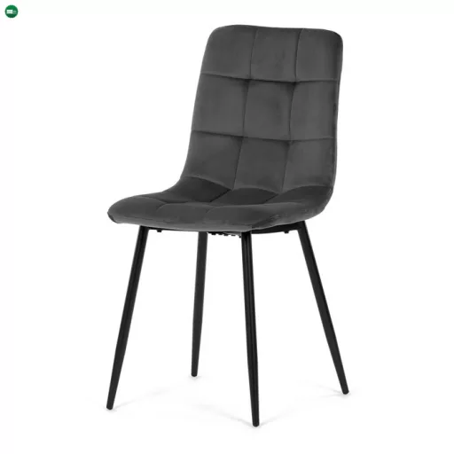 Szürke Bársony Étkezőszék. CT-281 GREY4