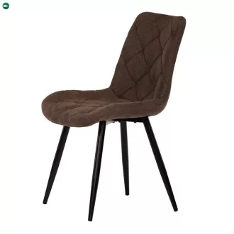 Étkezőszék, barna, szövet, CT-382 BR2