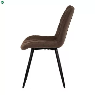 Étkezőszék, barna, szövet, CT-382 BR2
