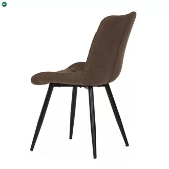 Étkezőszék, barna, szövet, CT-382 BR2