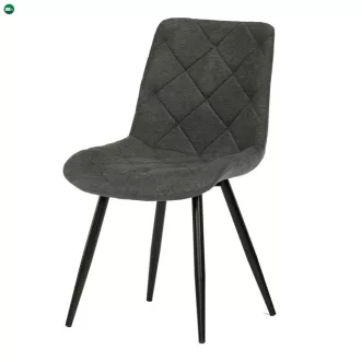 Étkezőszék, szürke, szövet, CT-382 GREY2