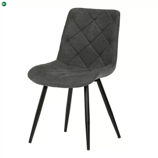 Étkezőszék, szürke, szövet, CT-382 GREY2