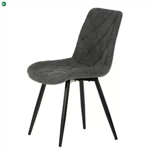 Étkezőszék, szürke, szövet, CT-382 GREY2