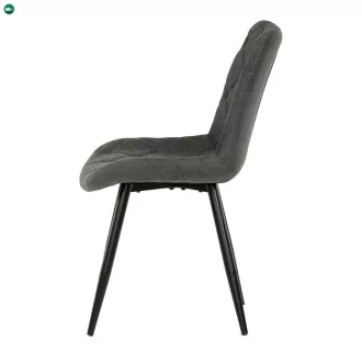 Étkezőszék, szürke, szövet, CT-382 GREY2