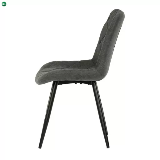 Étkezőszék, szürke, szövet, CT-382 GREY2