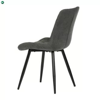 Étkezőszék, szürke, szövet, CT-382 GREY2