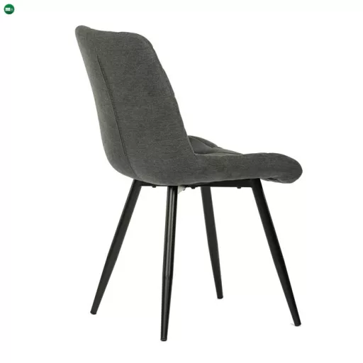 Étkezőszék, szürke, szövet, CT-382 GREY2