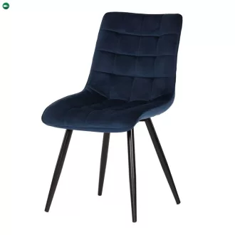 Kék Bársony Étkezőszék. CT-384 BLUE4