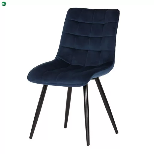 Kék Bársony Étkezőszék. CT-384 BLUE4