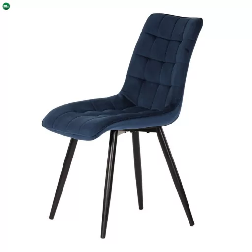 Kék Bársony Étkezőszék. CT-384 BLUE4
