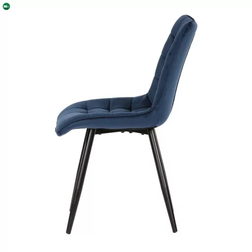 Kék Bársony Étkezőszék. CT-384 BLUE4