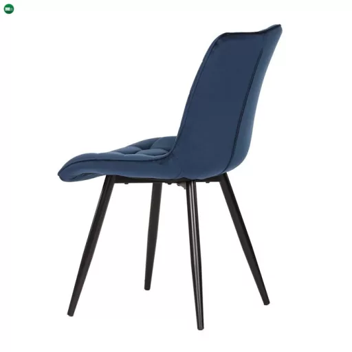 Kék Bársony Étkezőszék. CT-384 BLUE4