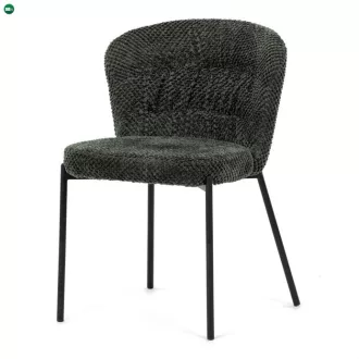 Zöld Bouclé Étkezőszék. CT-W1077 GRN2