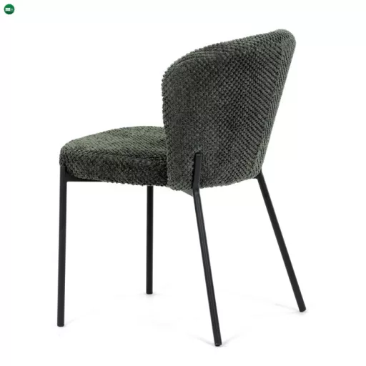 Zöld Bouclé Étkezőszék. CT-W1077 GRN2