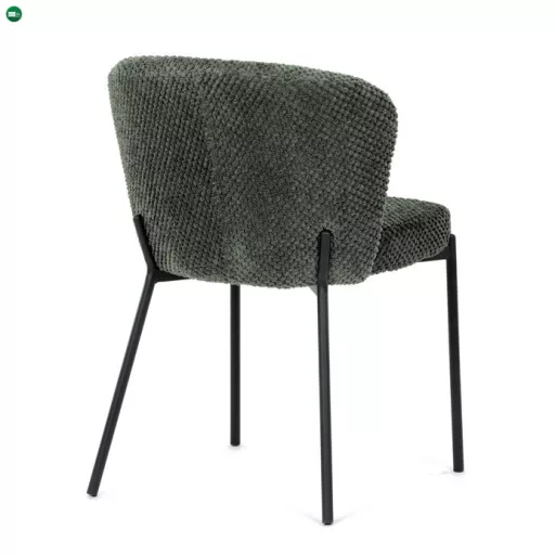 Zöld Bouclé Étkezőszék. CT-W1077 GRN2