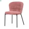 Étkezőszék rózsaszín bouclé szövettel. CT-W1077 PINK2
