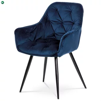 Kék Bársony Étkezőszék. DCH-421 BLUE4