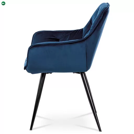 Kék Bársony Étkezőszék. DCH-421 BLUE4