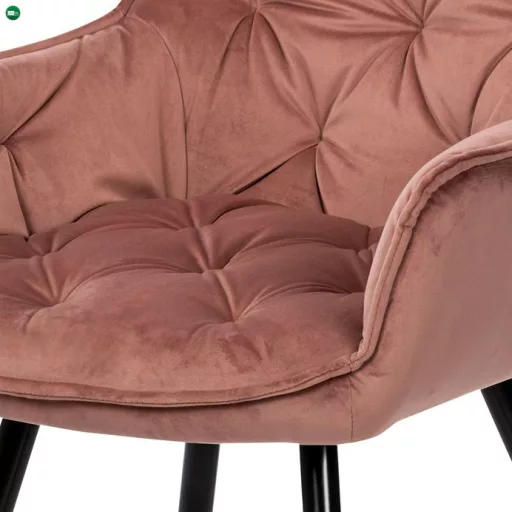 Rózsaszín Bársony Étkezőszék. DCH-421 PINK4