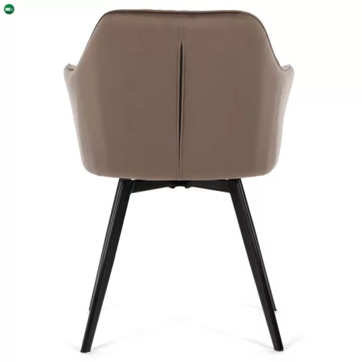 Étkezőszék barna bársony DCH-425 BR4