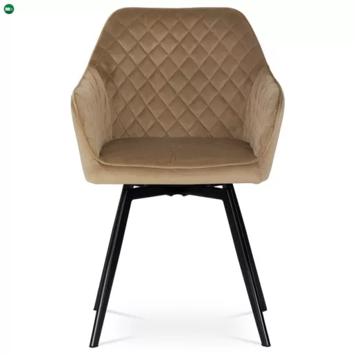 Bézs Bársony Étkezőszék. DCH-425 CAP4