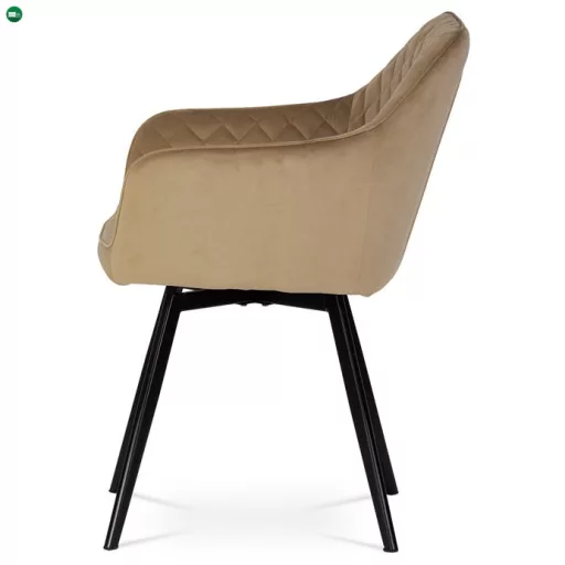 Bézs Bársony Étkezőszék. DCH-425 CAP4
