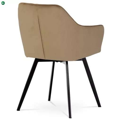 Bézs Bársony Étkezőszék. DCH-425 CAP4