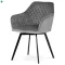 Szürke Bársony Étkezőszék. DCH-425 GREY4