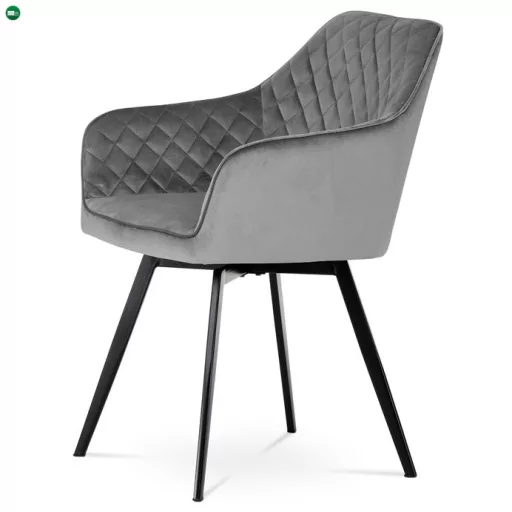 Szürke Bársony Étkezőszék. DCH-425 GREY4