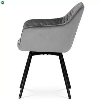 Szürke Bársony Étkezőszék. DCH-425 GREY4