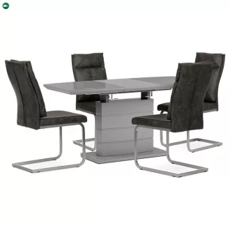 Szürke Vintage Szövet Étkezőszék. DCH-459 GREY3