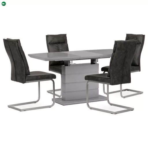 Szürke Vintage Szövet Étkezőszék. DCH-459 GREY3