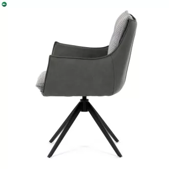 Szürke kordbársony Étkezőszék. DCH-D1345 GREY2
