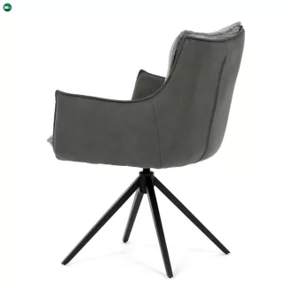 Szürke kordbársony Étkezőszék. DCH-D1345 GREY2