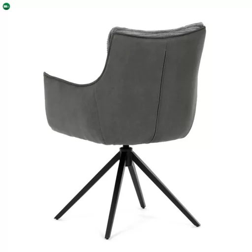 Szürke kordbársony Étkezőszék. DCH-D1345 GREY2