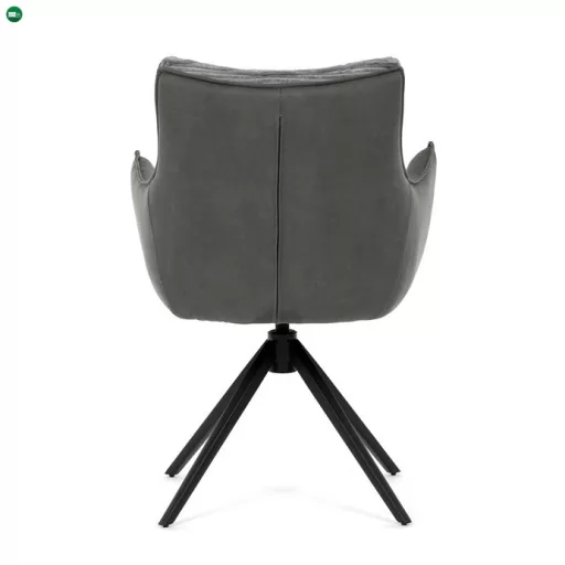 Szürke kordbársony Étkezőszék. DCH-D1345 GREY2