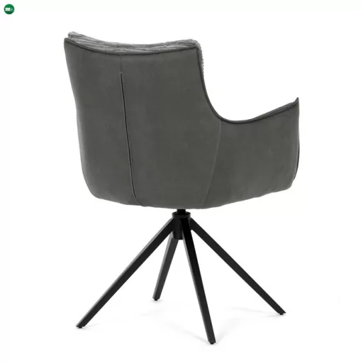 Szürke kordbársony Étkezőszék. DCH-D1345 GREY2