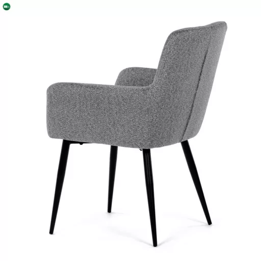 Szürke Szövet Étkezőszék, Ezüst Árnyalattal. DCH-P3146 SIL2