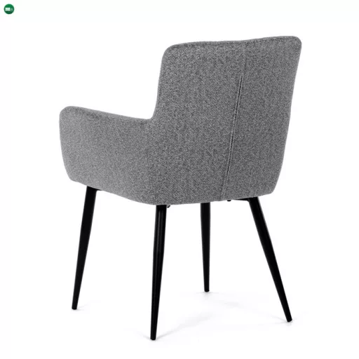 Szürke Szövet Étkezőszék, Ezüst Árnyalattal. DCH-P3146 SIL2