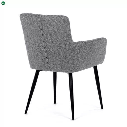 Szürke Szövet Étkezőszék, Ezüst Árnyalattal. DCH-P3146 SIL2