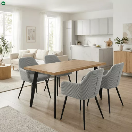 Étkezőszék kék kordbársony kárpittal – DCH-V4009 BLUE6