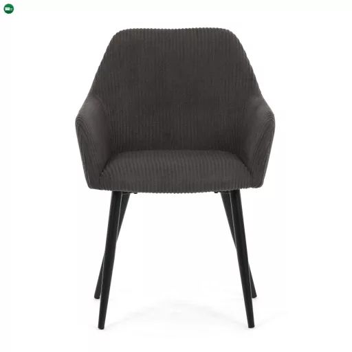 Étkezőszék szürke kordbársony kárpittal – DCH-V4009 GREY6