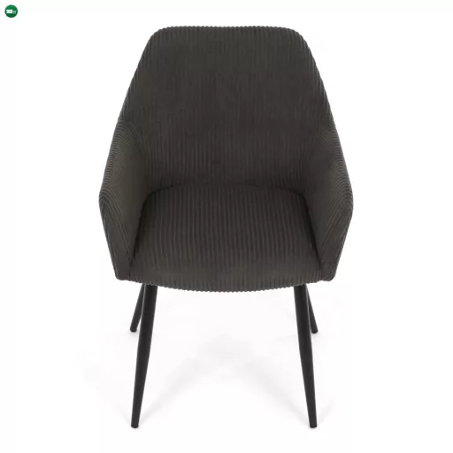 Étkezőszék szürke kordbársony kárpittal – DCH-V4009 GREY6