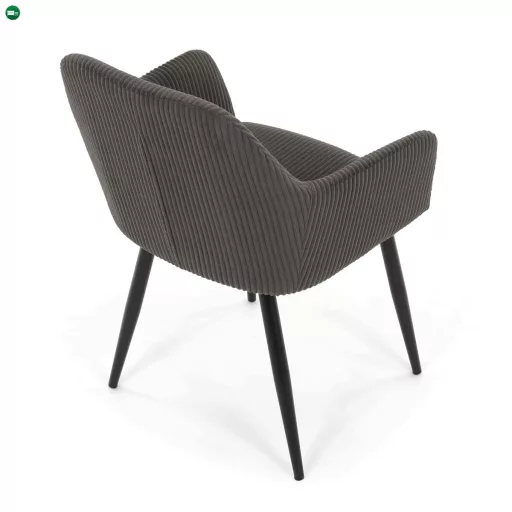 Étkezőszék szürke kordbársony kárpittal – DCH-V4009 GREY6