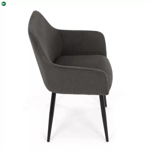 Étkezőszék szürke kordbársony kárpittal – DCH-V4009 GREY6