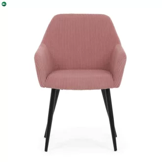   Étkezőszék rózsaszín kordbársony kárpittal – DCH-V4009 PINK6