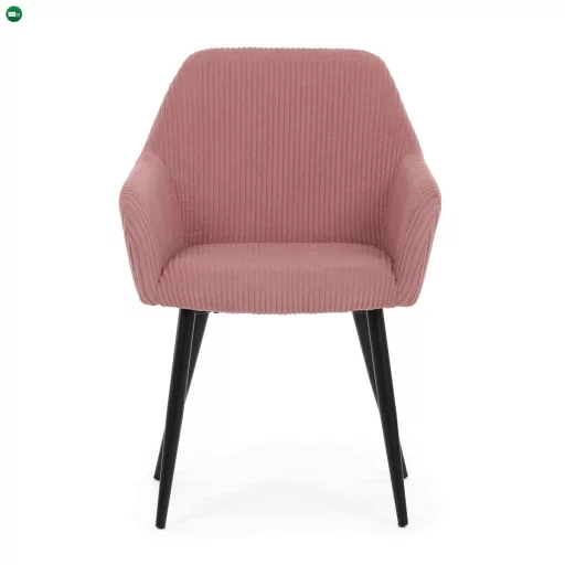 Étkezőszék rózsaszín kordbársony kárpittal – DCH-V4009 PINK6