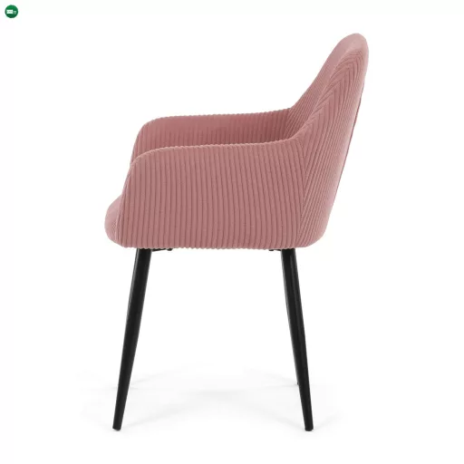 Étkezőszék rózsaszín kordbársony kárpittal – DCH-V4009 PINK6