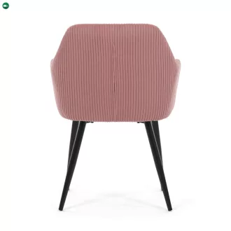   Étkezőszék rózsaszín kordbársony kárpittal – DCH-V4009 PINK6