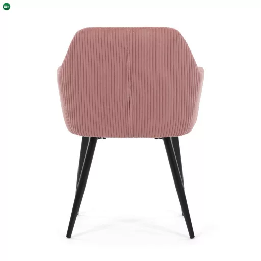 Étkezőszék rózsaszín kordbársony kárpittal – DCH-V4009 PINK6